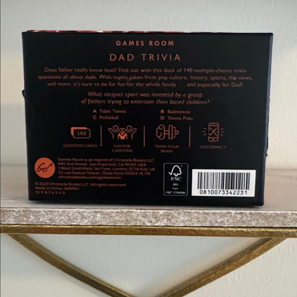 Dad Trivia Game - Picture 2 of 3